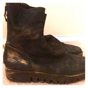 Jeffery Campbell black and gold bootie